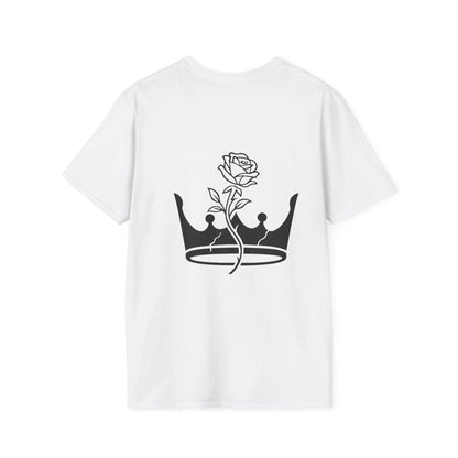 The Outline Series - Crown and Rose Tee. - Faded Empire Clothing