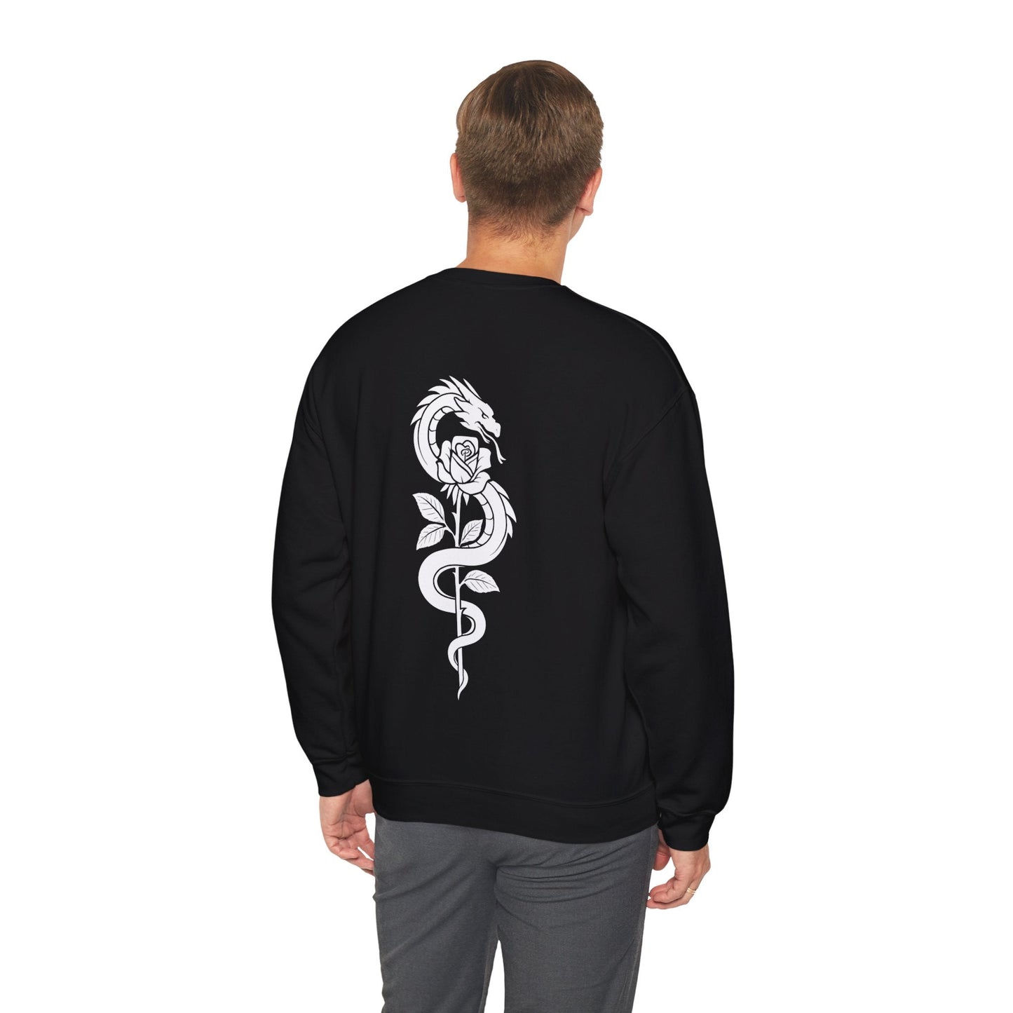 The Outline Series - The Dragon Sweatshirt - Faded Empire Clothing