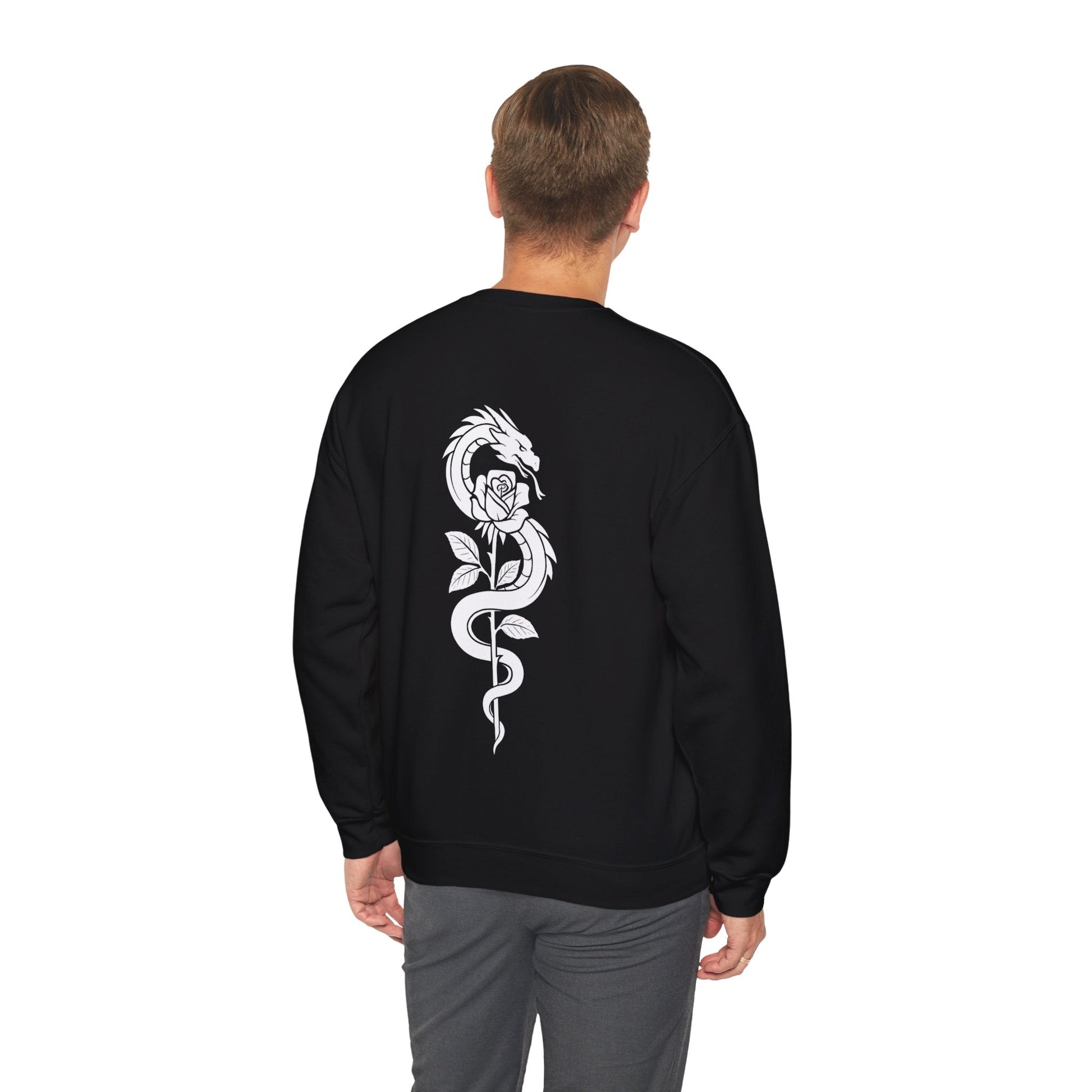The Outline Series - The Dragon Sweatshirt - Faded Empire Clothing