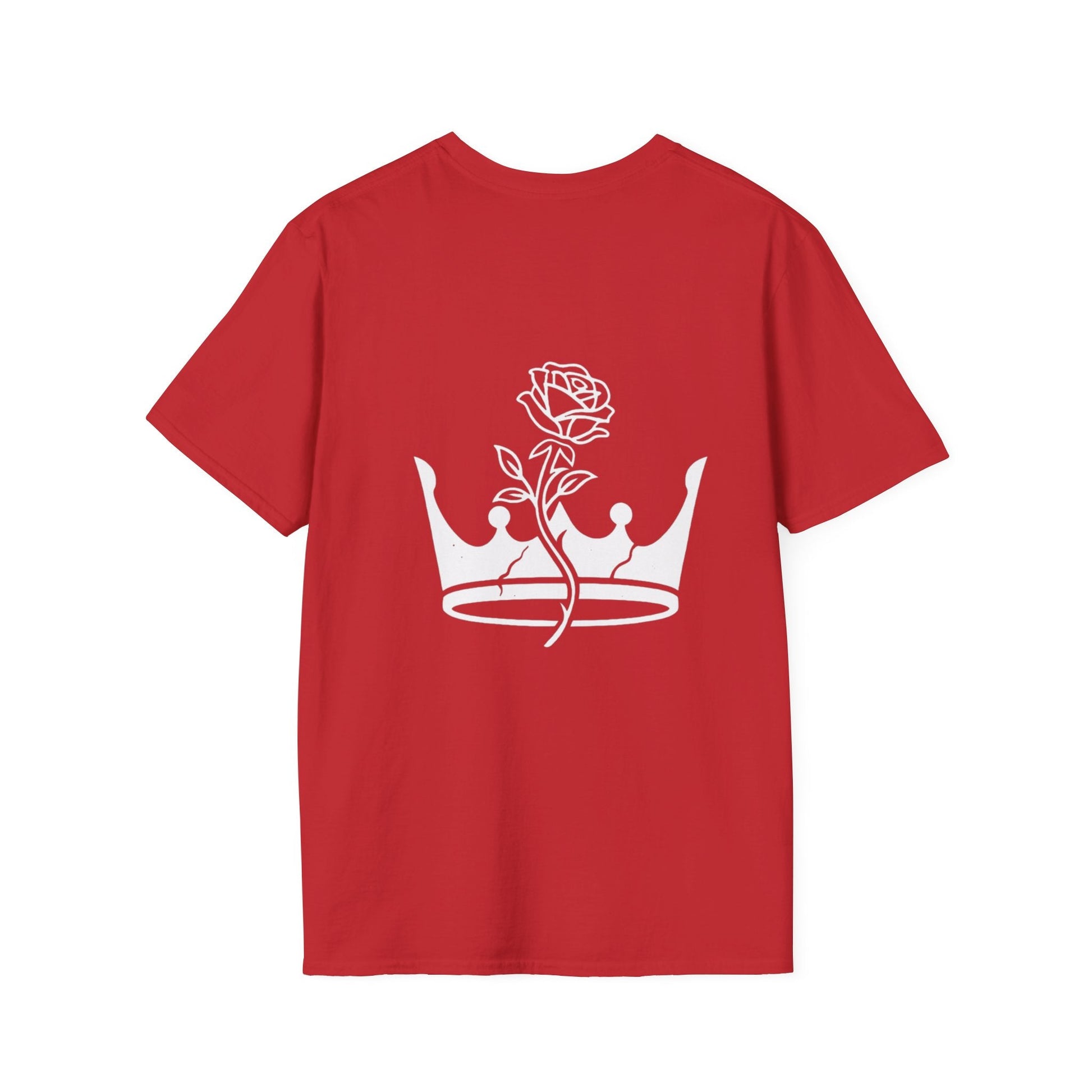 The Outline Series - Crown and Rose Tee. - Faded Empire Clothing