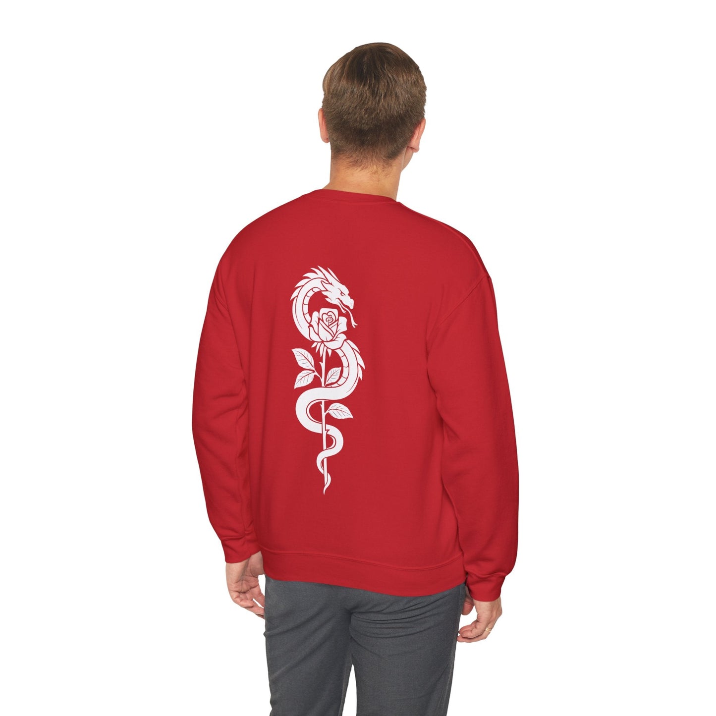 The Outline Series - The Dragon Sweatshirt - Faded Empire Clothing