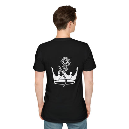 The Outline Series - Crown and Rose Tee. - Faded Empire Clothing