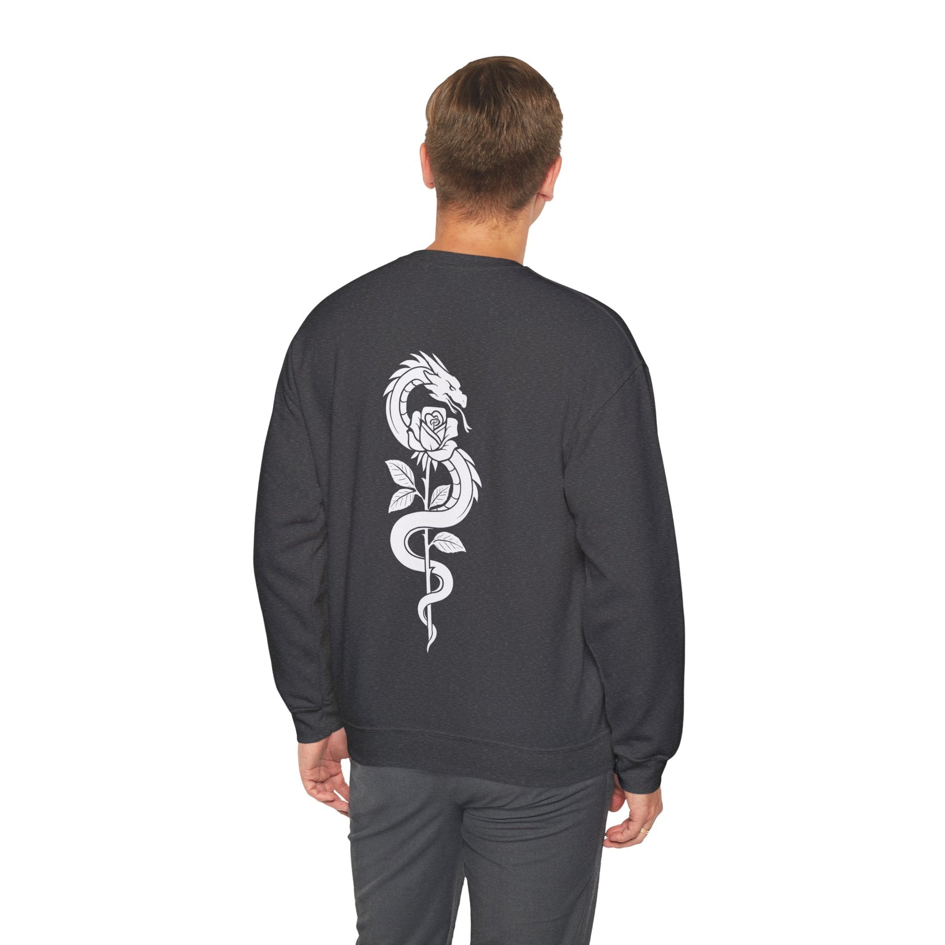 The Outline Series - The Dragon Sweatshirt - Faded Empire Clothing