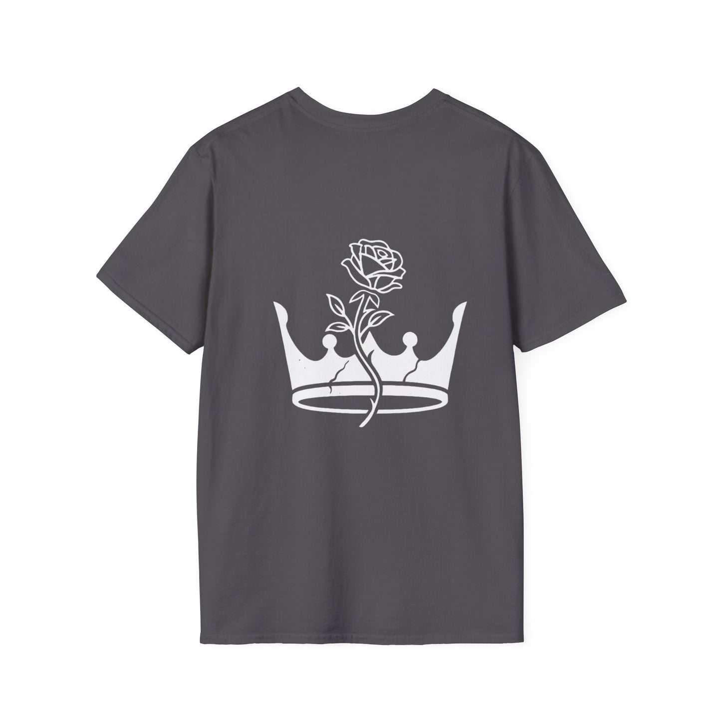 The Outline Series - Crown and Rose Tee. - Faded Empire Clothing