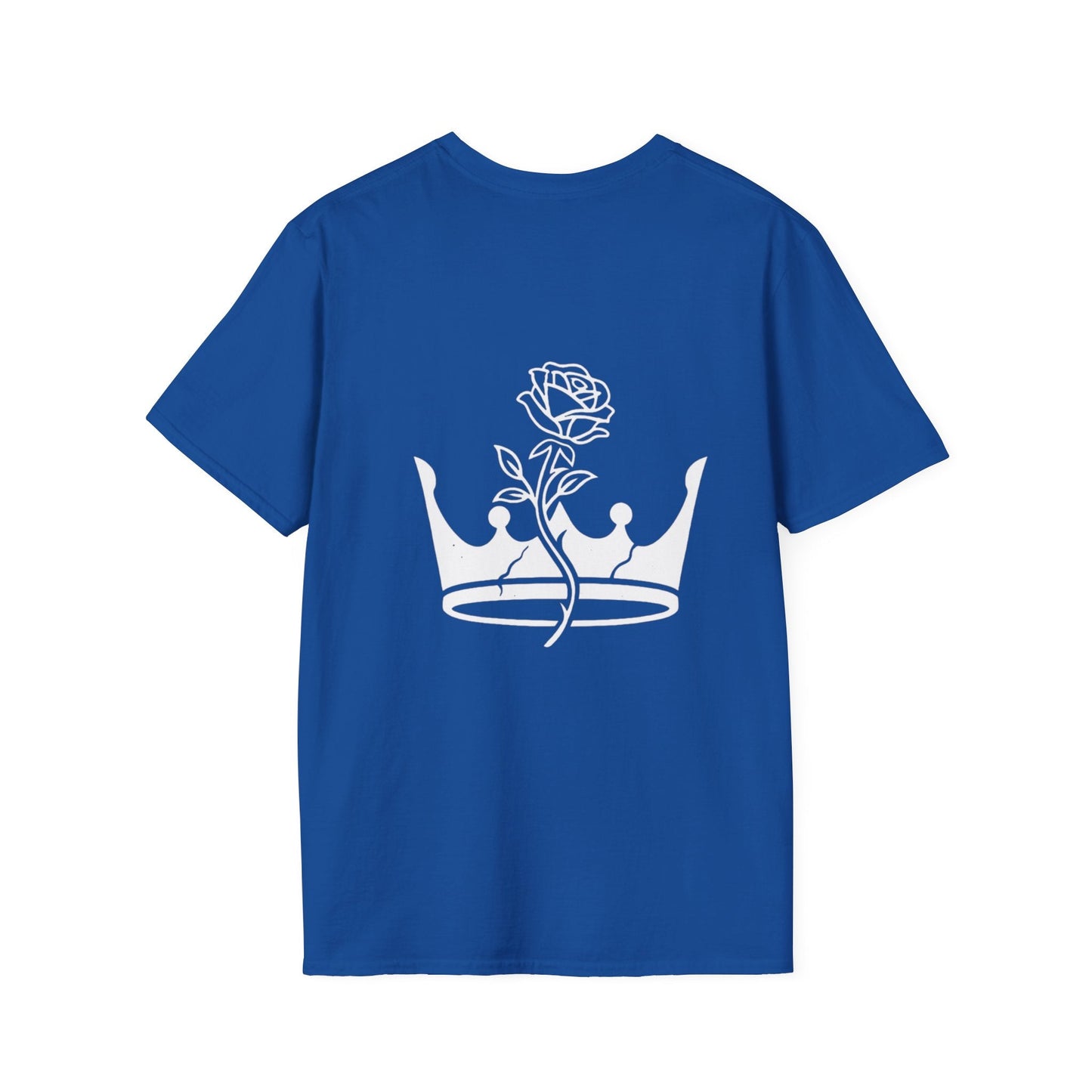 The Outline Series - Crown and Rose Tee. - Faded Empire Clothing